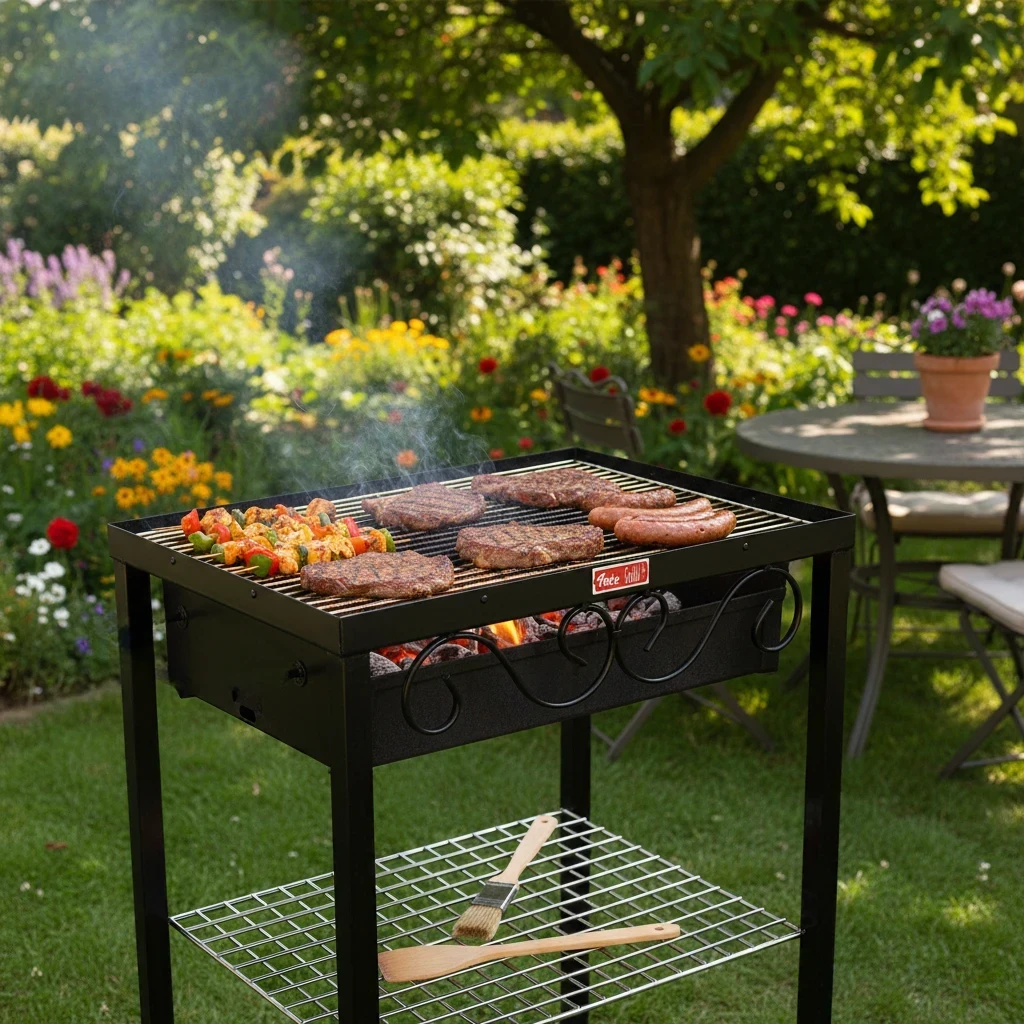 Vota Grills Garden Grill in a Garden View 