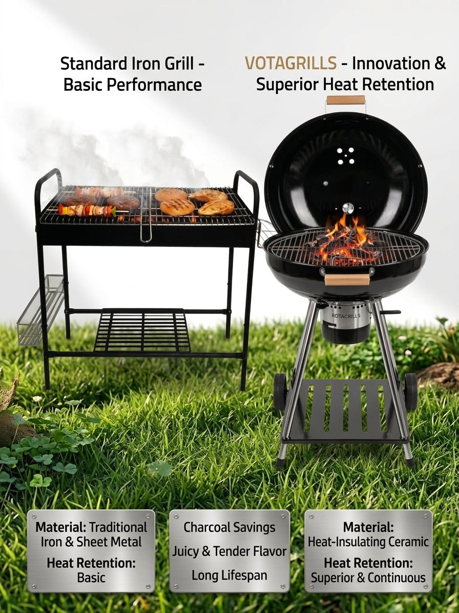 Which is Better Ceramic Grill or Traditional Steel Grill