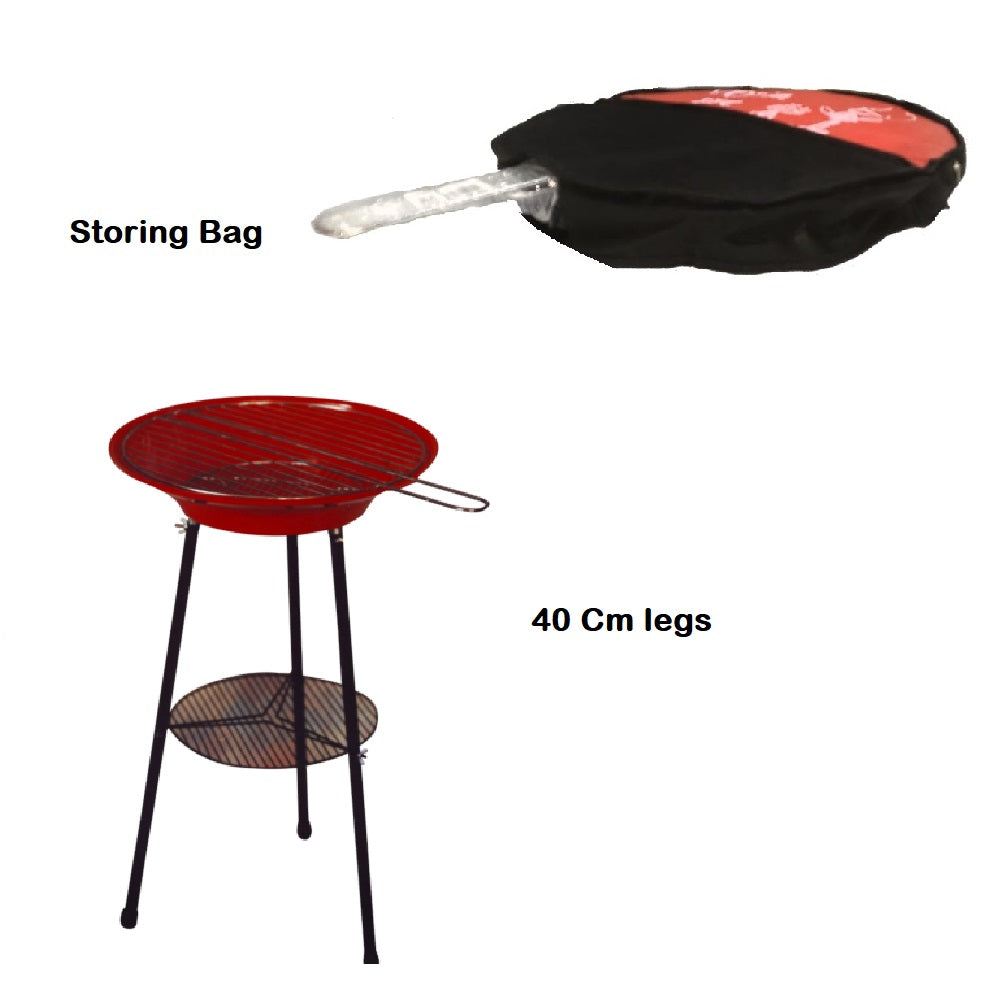 Round Camping Grills fixed stand
