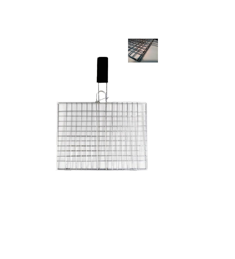 Meat Double Grilling Basket 30x40 cm - Lucks