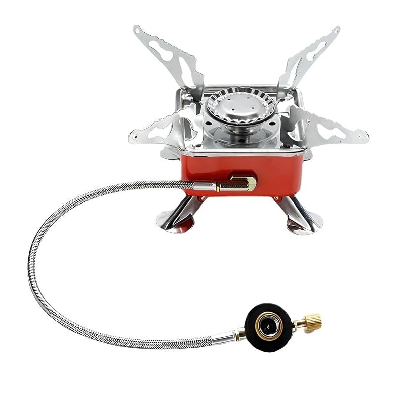 Portable 2800W Windproof Camping Gas Stove with Hose