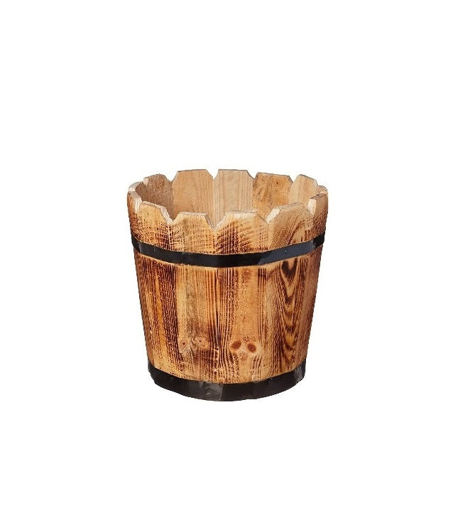 Wood Planting Pot Size S