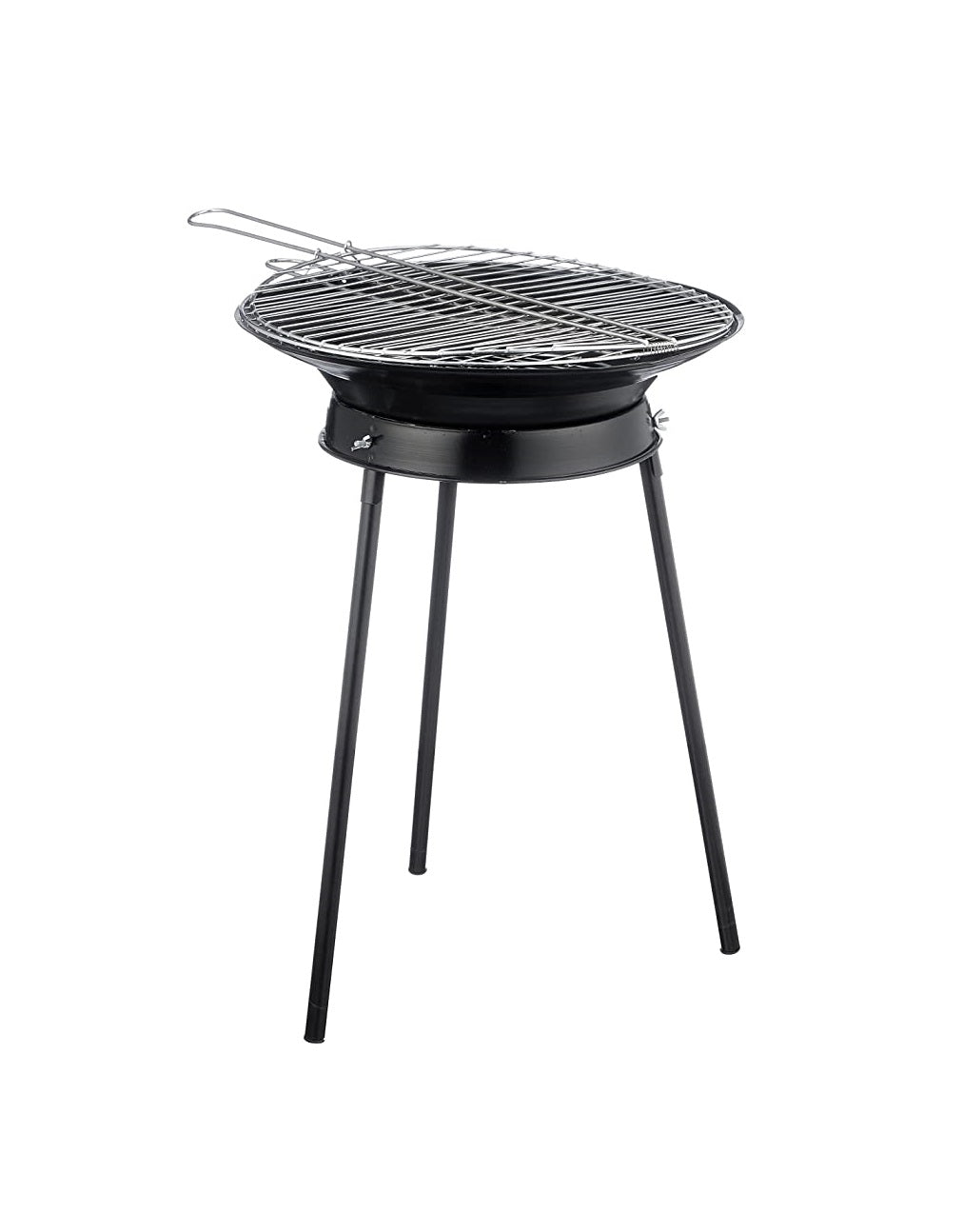 Extended-Height Round Camping Grill – Heavy-Duty Outdoor BBQ with Reinforced Support