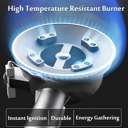 Portable Butane Camping Stove – 2,200W Single Burner with Piezo Ignition