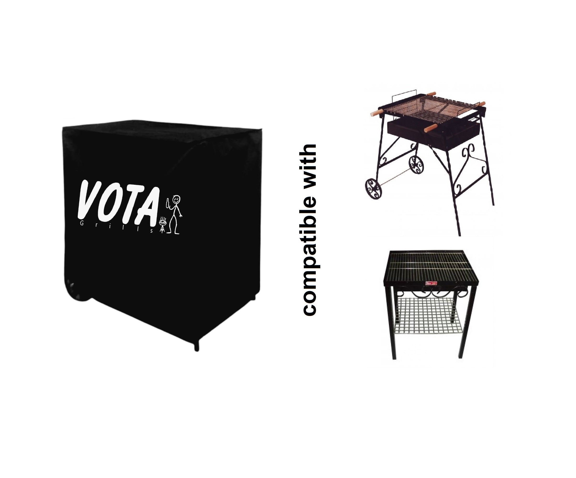 Rectangle Garden Grill Cover Size S