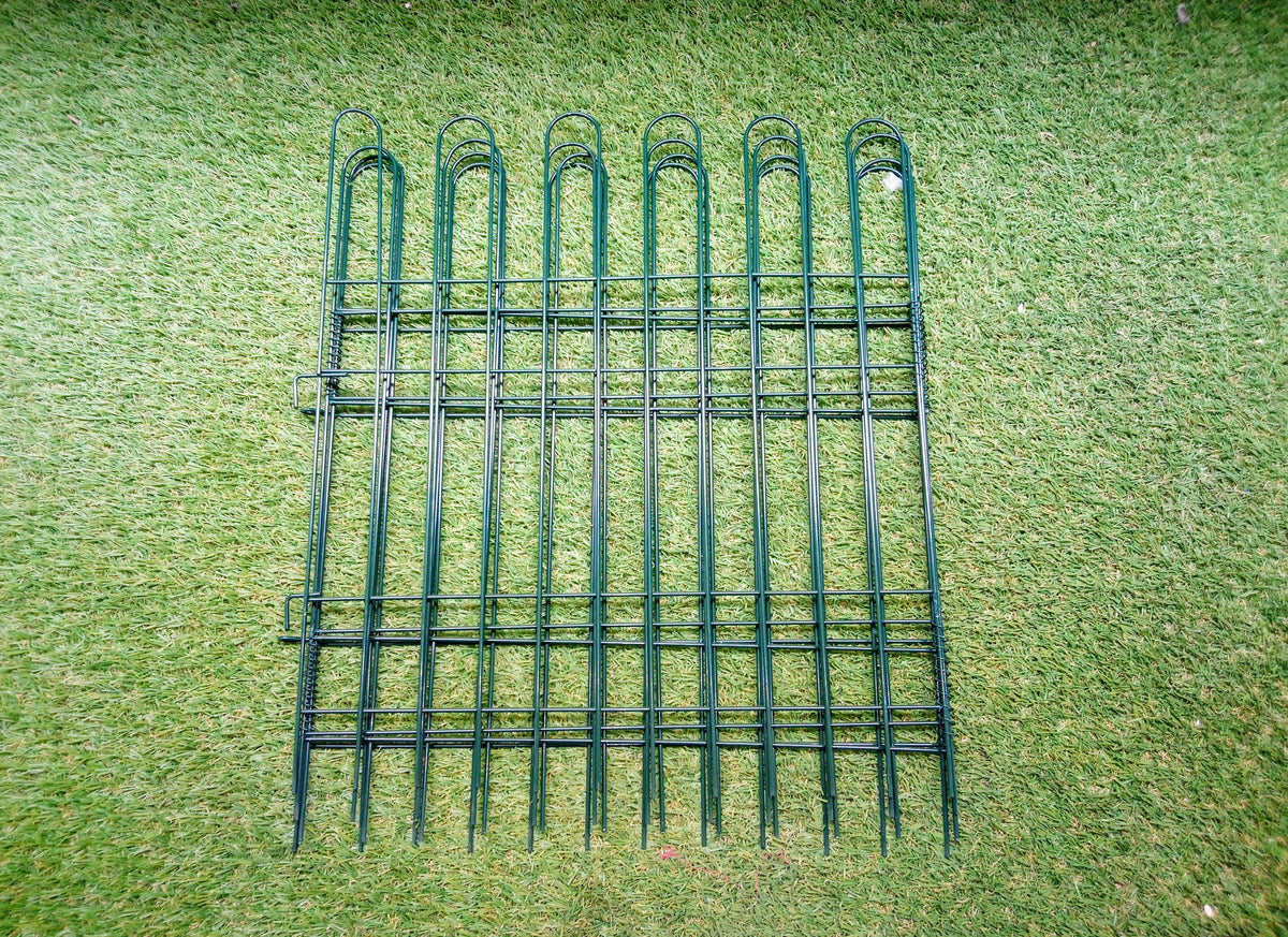 Premium Metal Garden Fence Set (Set of 4 Panels)