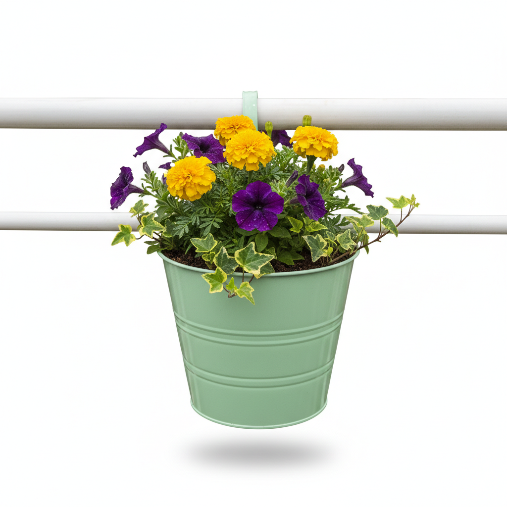 Hanged Metal Planting Pot Size L