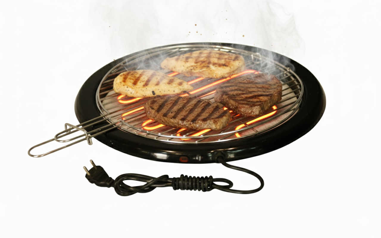 Electrical Grill with Evaporation technology