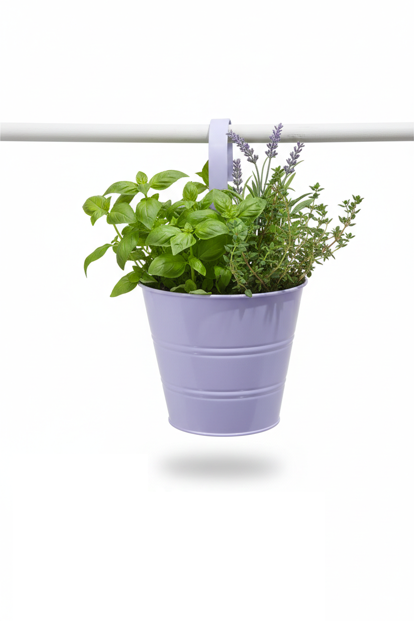 Hanged Metal Planting Pot Size M