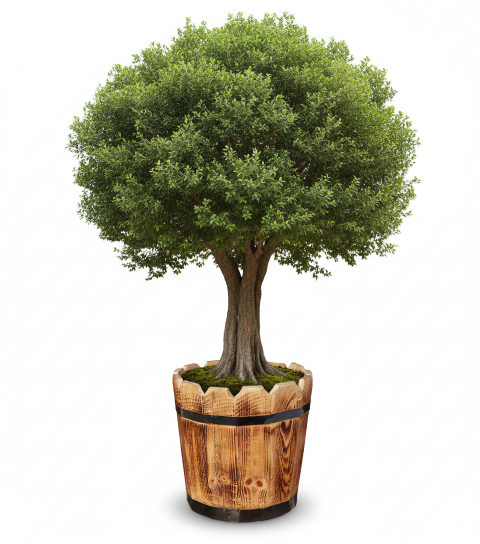 Wood Planting Pot Size L
