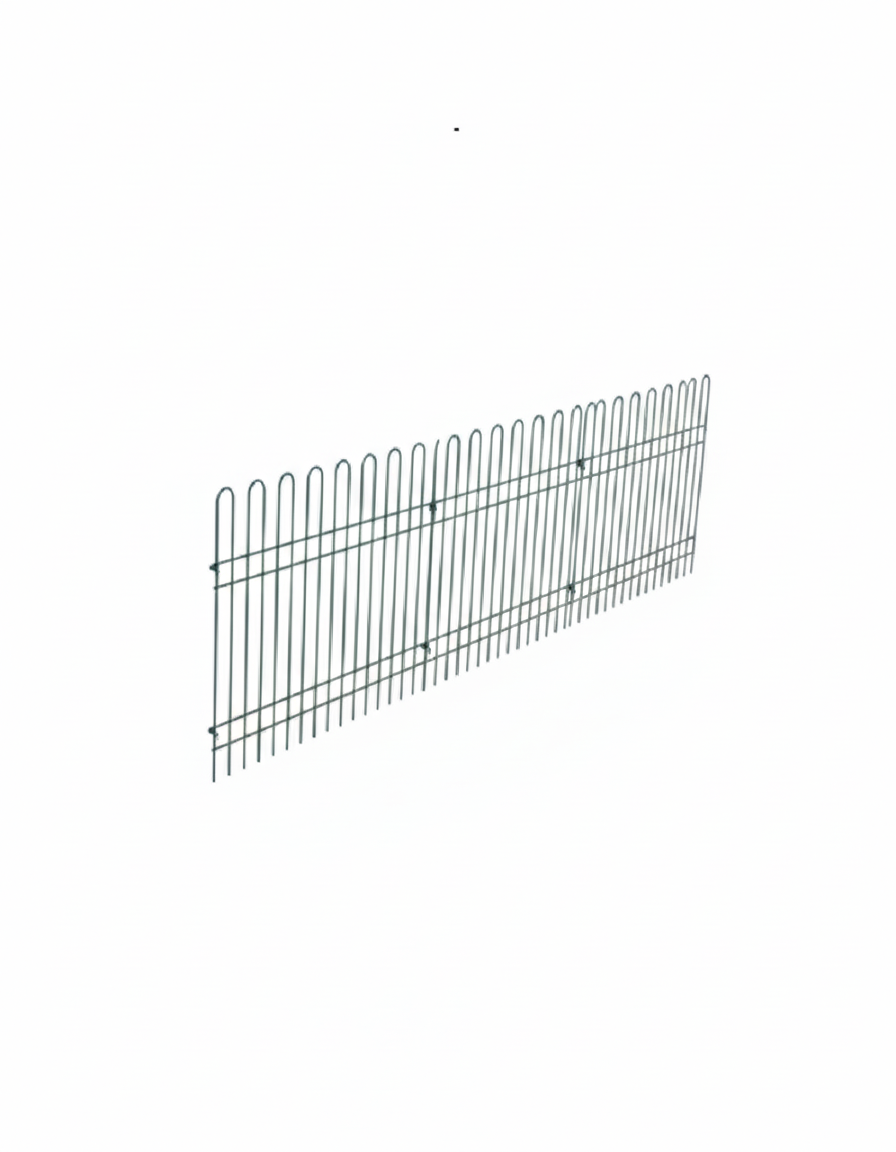Premium Metal Garden Fence Set (Set of 4 Panels)