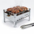Rectangle Camping Charcoal Grill With Air dynamic system