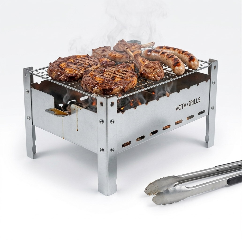 Rectangle Camping Charcoal Grill With Air dynamic system