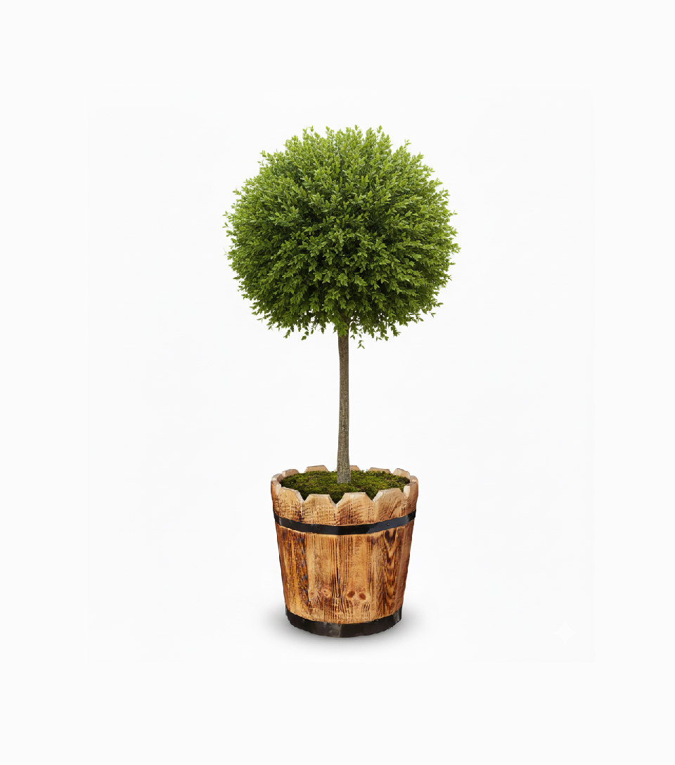 Wood Planting Pot Size M