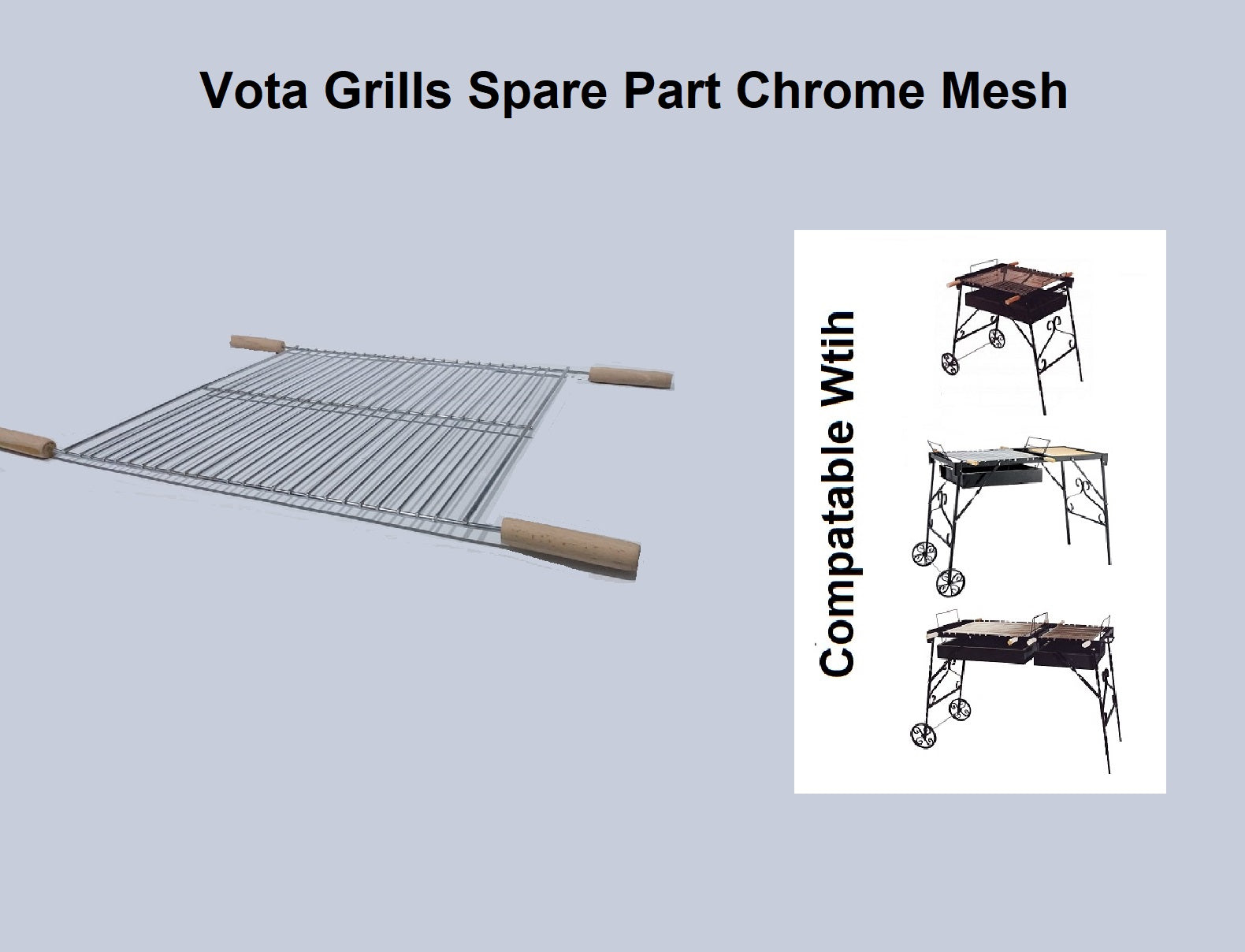 Rectangle Grilling Net Spare Part  Large