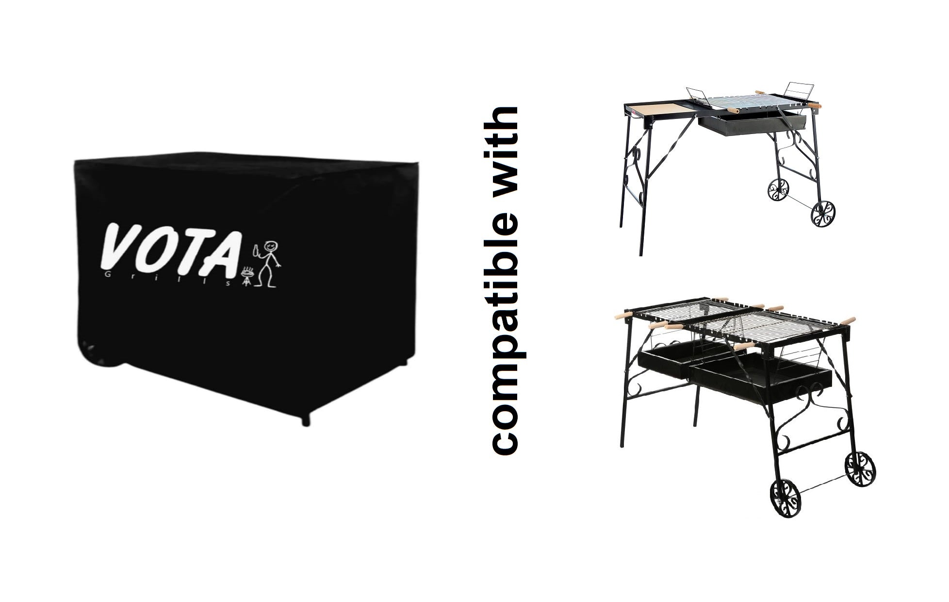 Rectangle Garden Grill Cover Size L