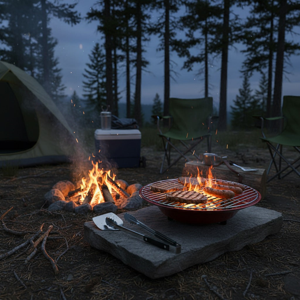 Round Camping Grill