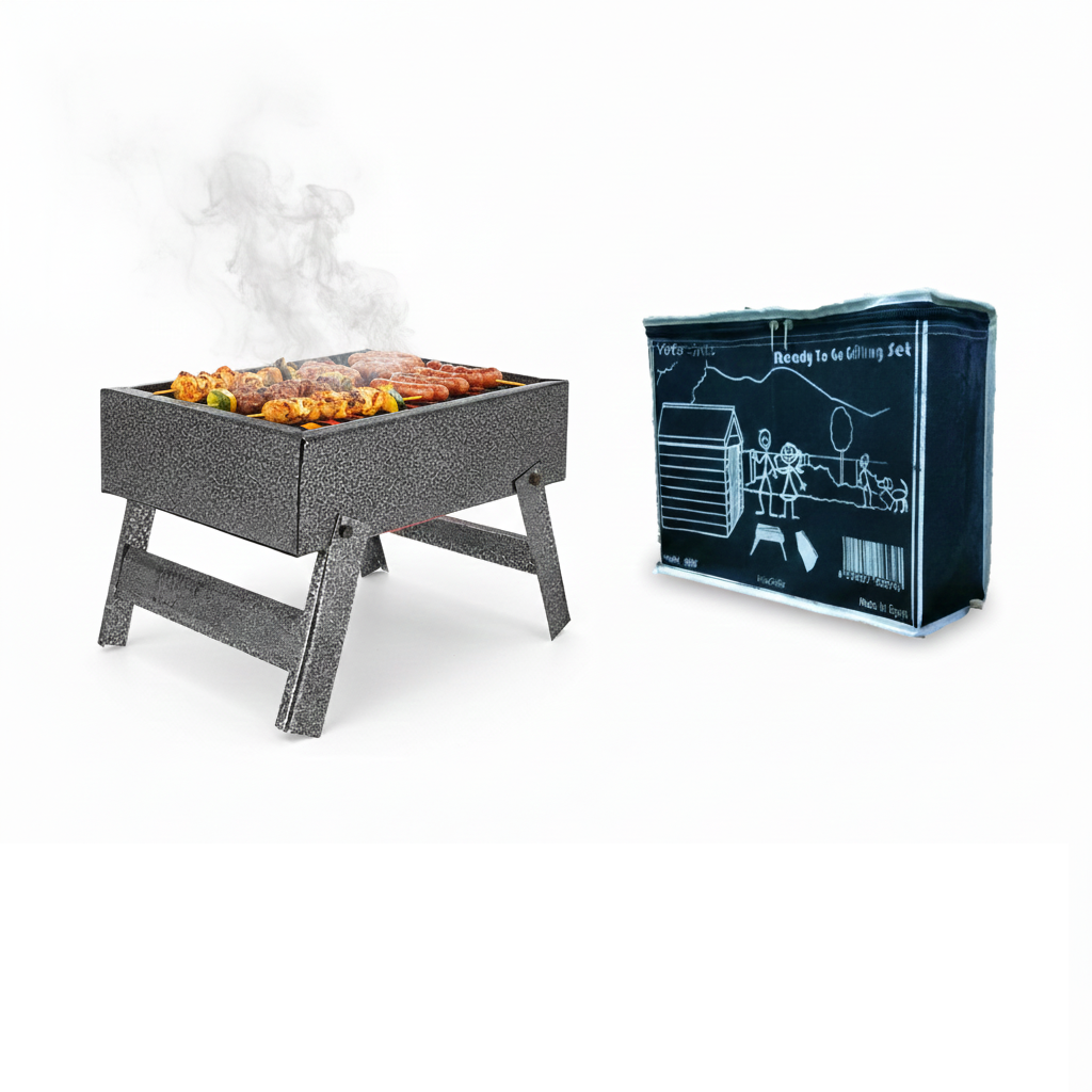 Compact Folding Leg BBQ with Storing Bag