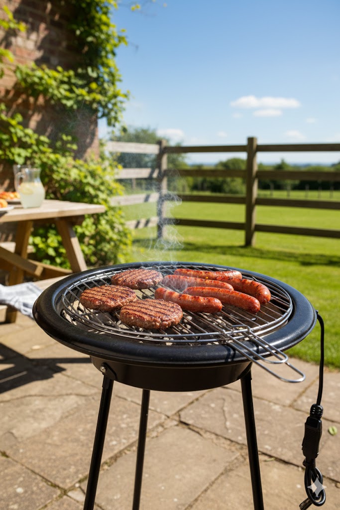 Electrical Grill with stand - Evaporation technology