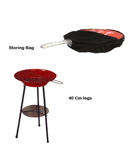 Round Camping Grill - Fixed Holder