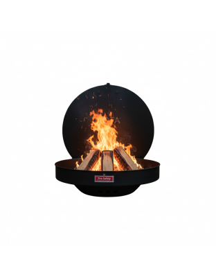 Wall Mounted Charcoal Grill &amp; Firepit - The Space-Saving Range