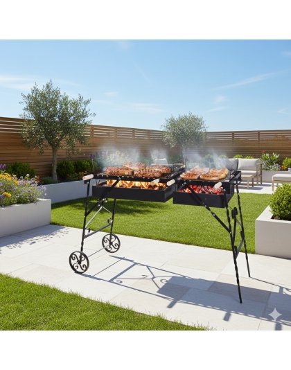 Rustic Garden Grill / Double Grill - L