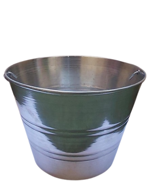 Metal Garden Pot Size 5 Silver