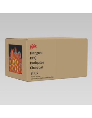 Hexagonal Premium Charcoal Briquets 8 KG