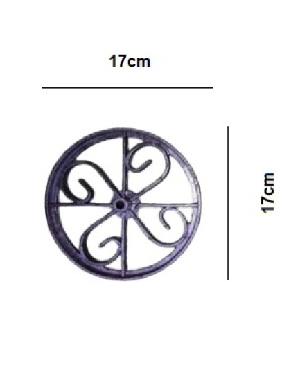 Rustic Garden Grill - Wheels (Spare Parts)