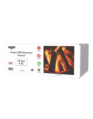 Hexagonal Premium Charcoal Briquets 8 KG